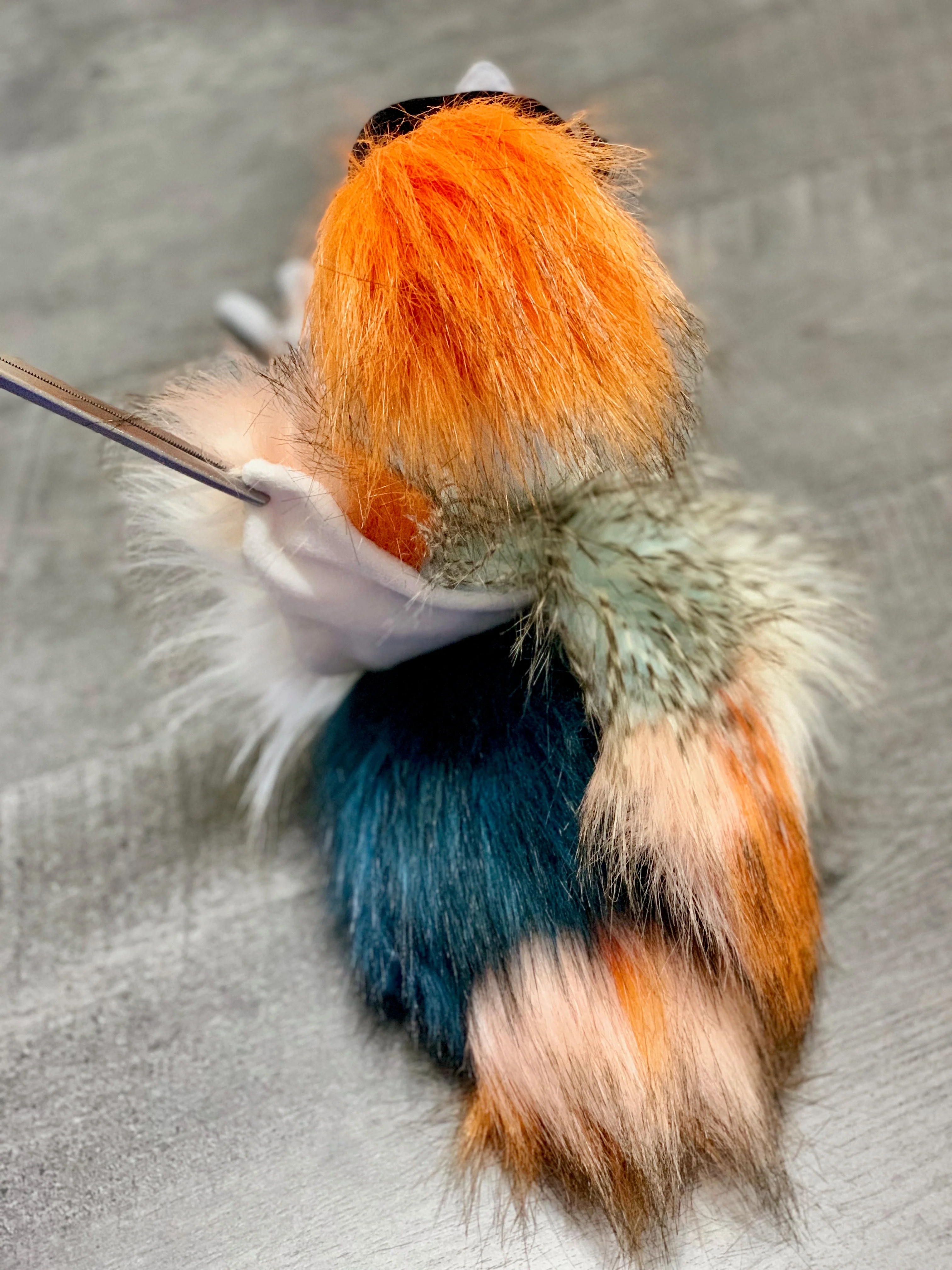 Weighted African Crowned Crane Plush — 12" Tall (2lbs) - Image 10