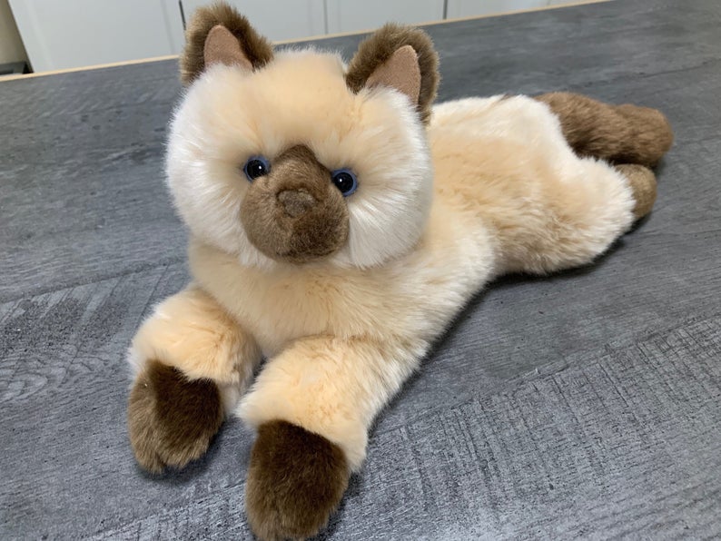 Weighted Himalayan Cat Plush — 15" (Up to 3lbs) - Image 7