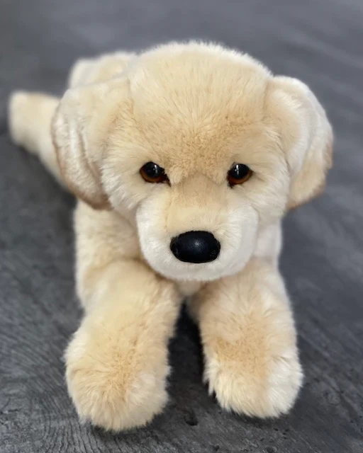 Weighted Yellow Lab Plush — 19" Lifelike Labrador Retriever (Up to 5 lbs) - Image 4