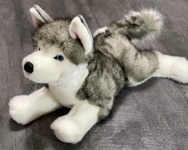 Weighted Husky Plush — 25" Blue-Eyed, Ultra-Soft (Up to 11 lbs) - Image 6
