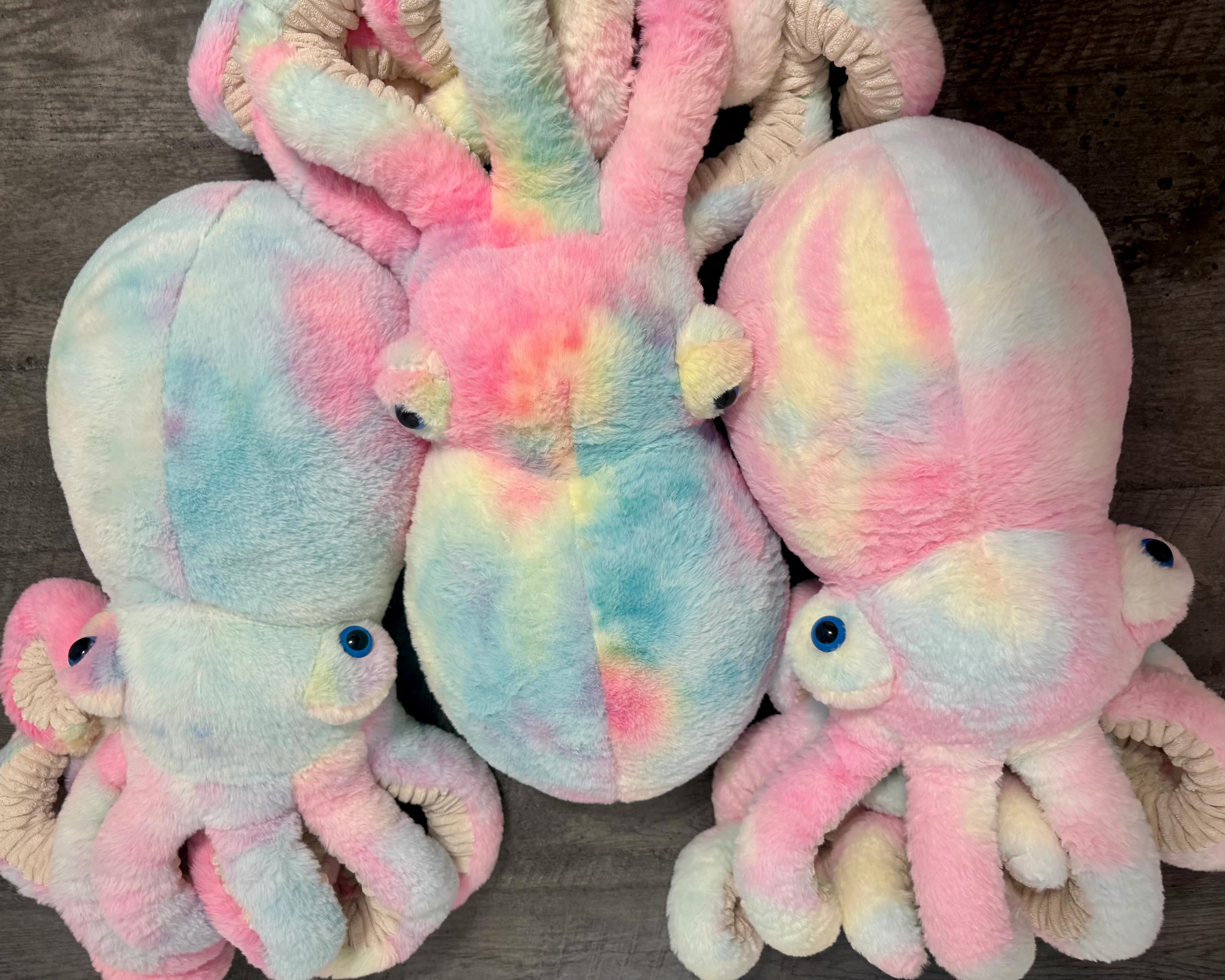 Giant Weighted Octopus – Cotton Candy (Pink/Blue/Yellow) Custom 8–12 lbs - Image 10